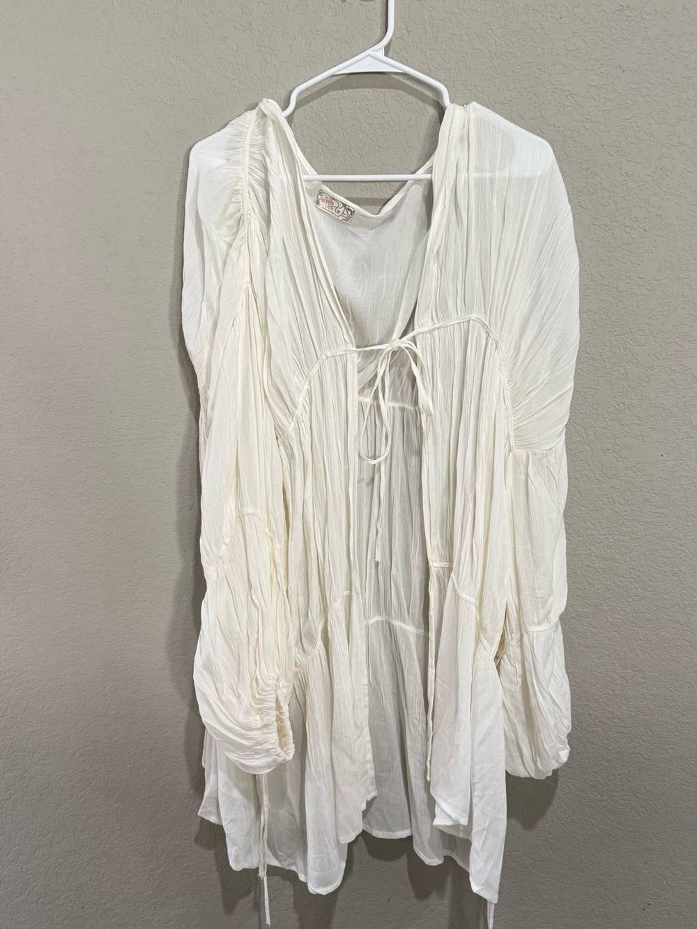 NWT Free People Juliet Duster Kimono – Ivory - Picture 2 of 3